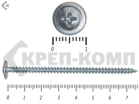 Саморез с прессшайбой острый 4,2х76 (2500шт)