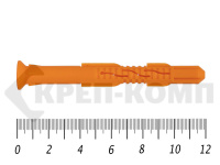 Дюбель рамный без шурупа 12х 120 ПОТАЙ полипропилен под м8 (50 шт) 