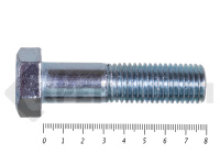 Болты DIN 931, с неполной резьбой, цинк, 20х 80 мм, пр.8.8 (25 кг/98)