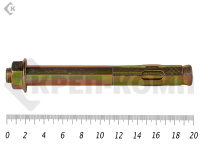 Анкерный болт с гайкой 20х200 (1шт)