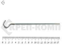 Крюк с метрической резьбой м6х150 (700шт)