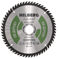 Диск 200*30*60Т, пильный по дереву Hilberg Industrial (1 шт)